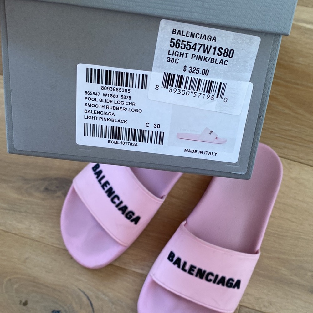 BALENCIAGA pool slide
